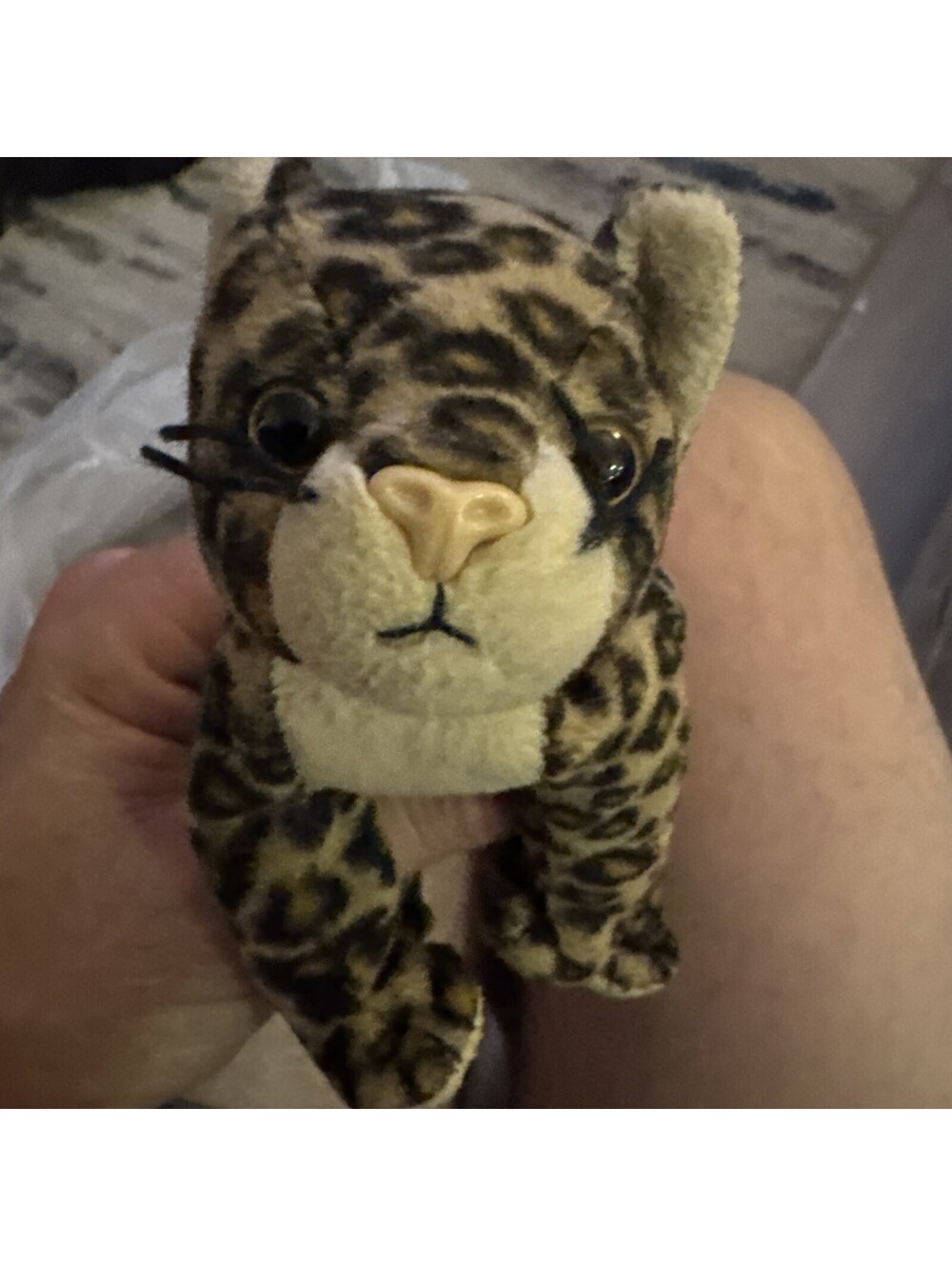 Vtg. Beanie Baby-Sneaky The Leopard-loose 2000